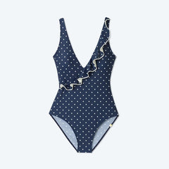 The Ruffle Wrap One-Piece