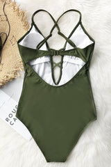 Swimeetu Ladies Vintage Lace One-piece Swimsuit