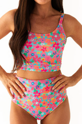 2026 Women's Multicolored All-Over Print Bikini Set