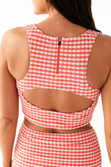 2026 Women's Retro-Style Patterned Athletic Bikini Set