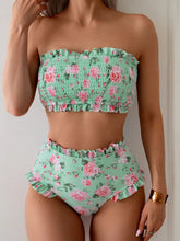 2026 Women's Floral Print Two-piece Bikini Set