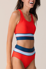 2026 Women's Sporty Bikini Set With A Racerback-Style Top