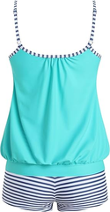2026 Women's Bow-Tie Loose-Fit Tankini Set