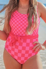 Clear Skies Checkered Swimsuit
