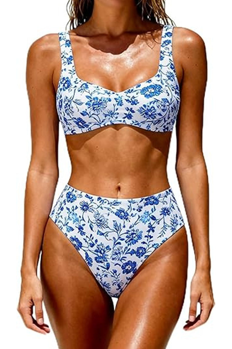 2026 Women's Crossback High Waist Bikini Set