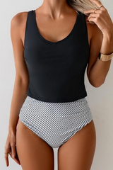 2026 Women's U-Back Two-Piece Tankini Swimsuit Set