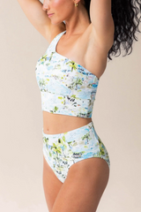 2026 Women's Elegant & Casual Printed One-Shoulder Bikini Set