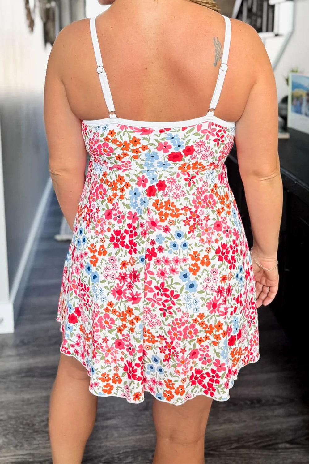 Seaside Garden Swim Dress