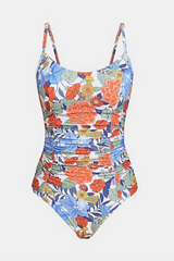 Women's Crossback Lace-up One-Piece Swimsuit