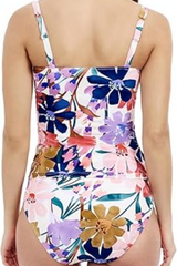 2026 Women's Floral Print Underwire Tankini Set