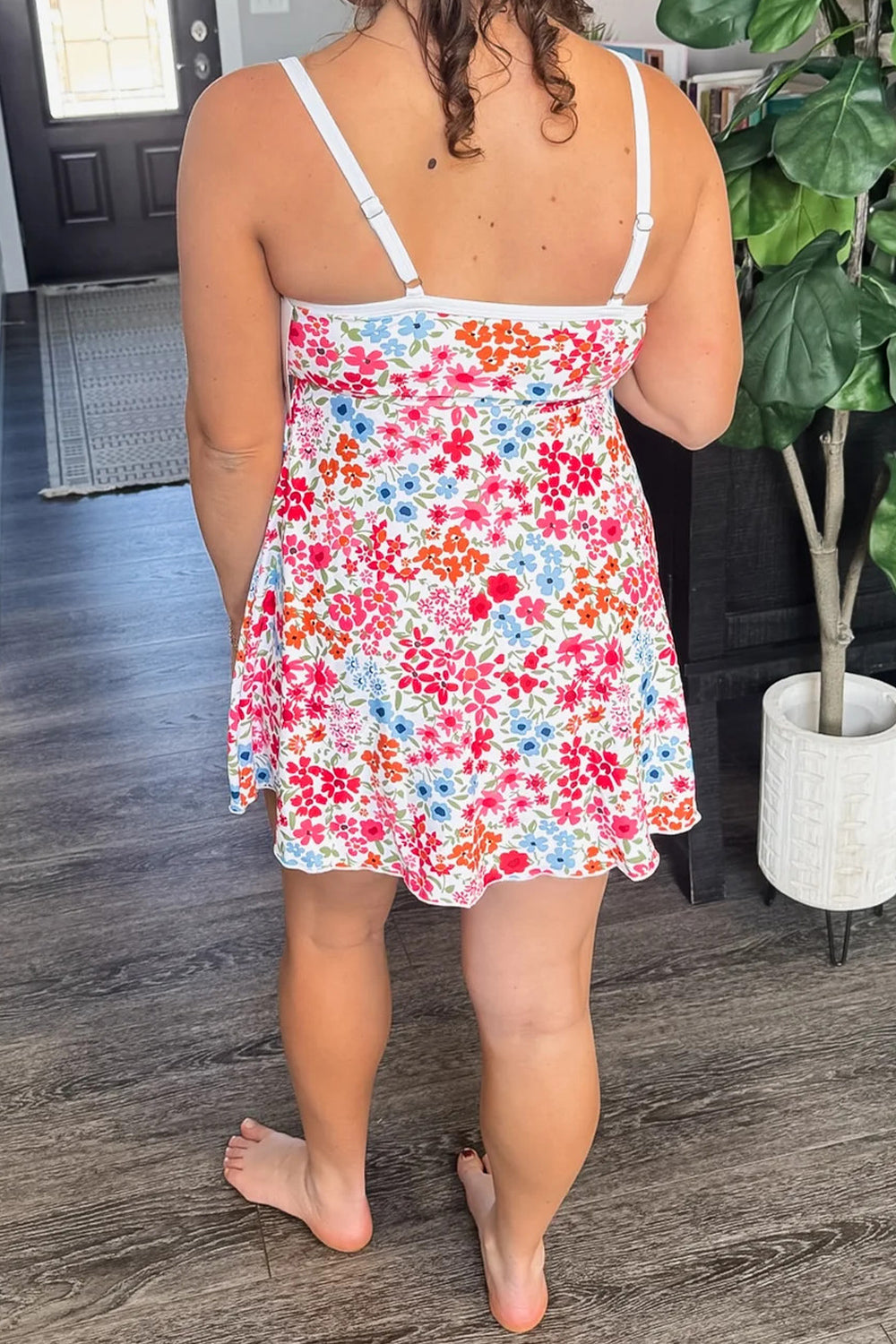 Seaside Garden Swim Dress